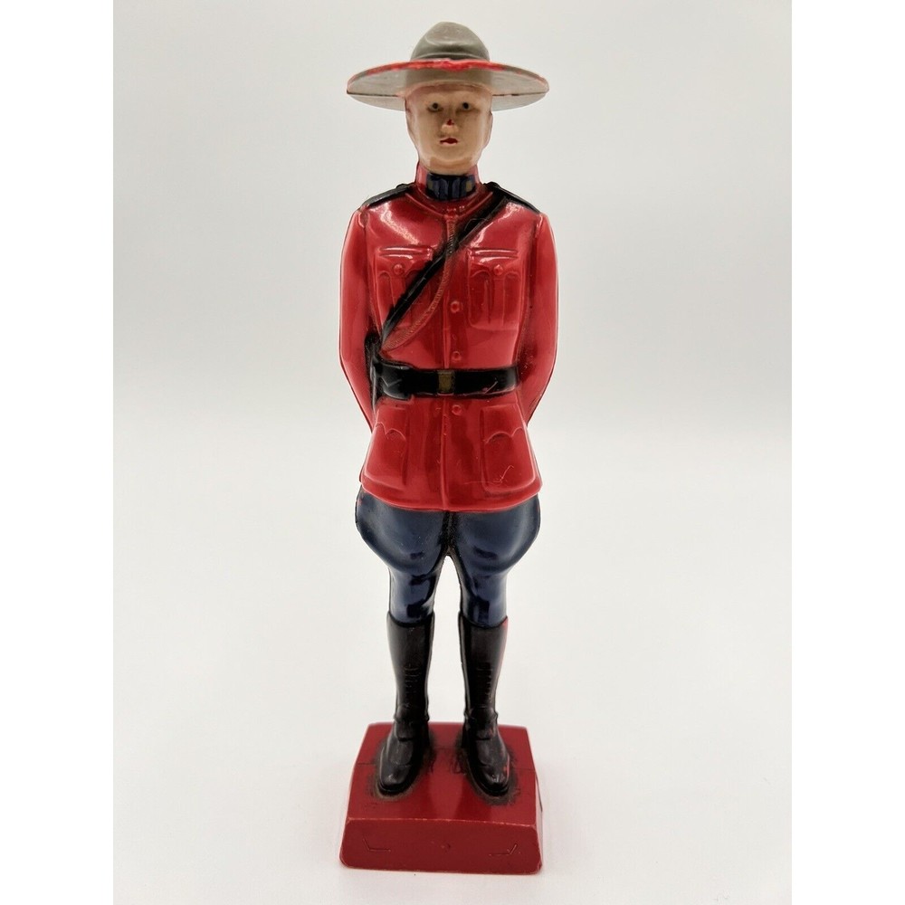 Vintage Royal Canadian‎ Mounted Police Plastic Figure Reliable Toy Co Canada 8"